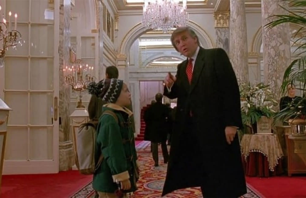 Donald Trump in 'Kevin - Allein in New York' credit:Bang Showbiz