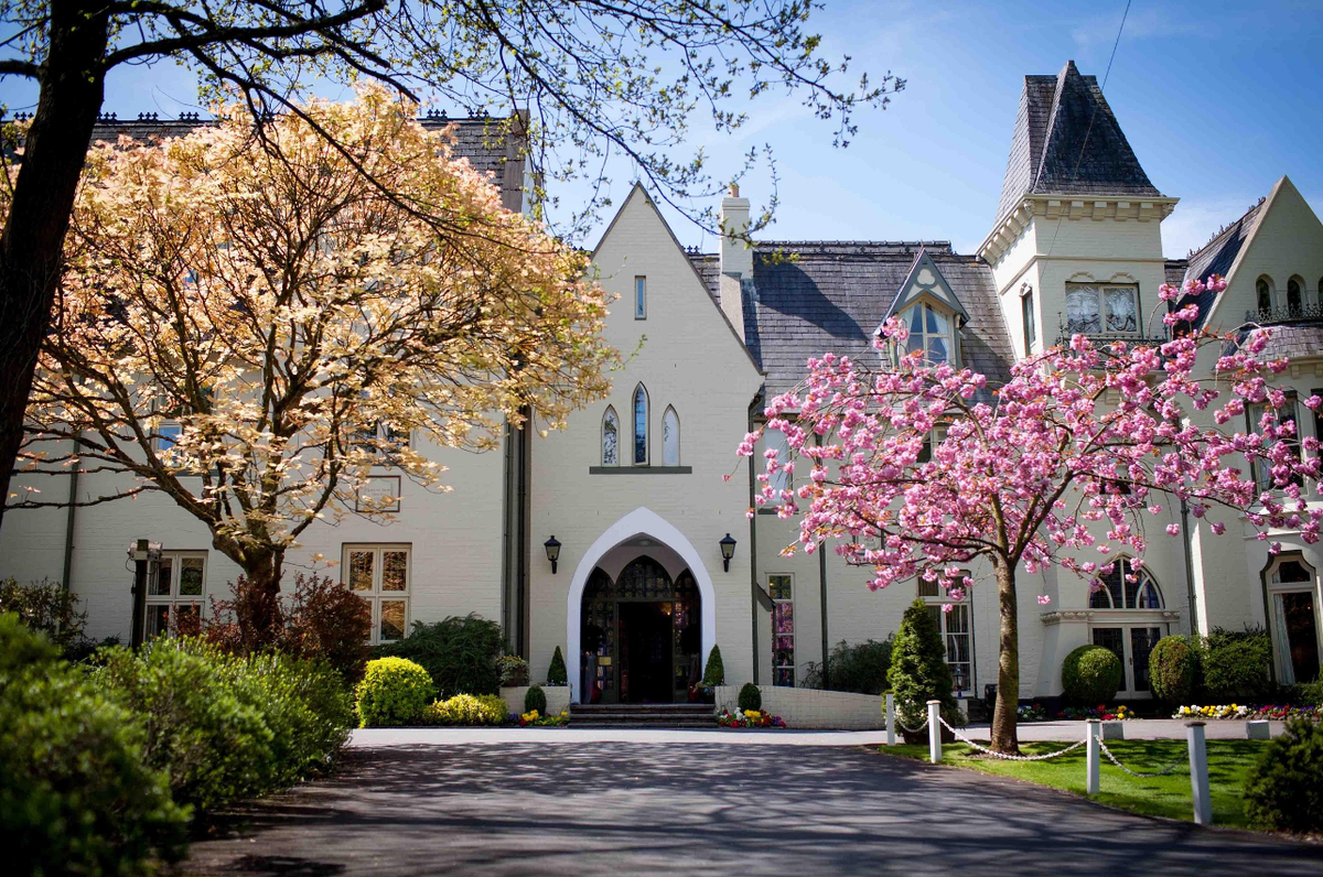 This Victorian villa comes with lovingly tended mature gardens and lots of little neo-Gothic frills (Glen-yr-Afon House Hotel)