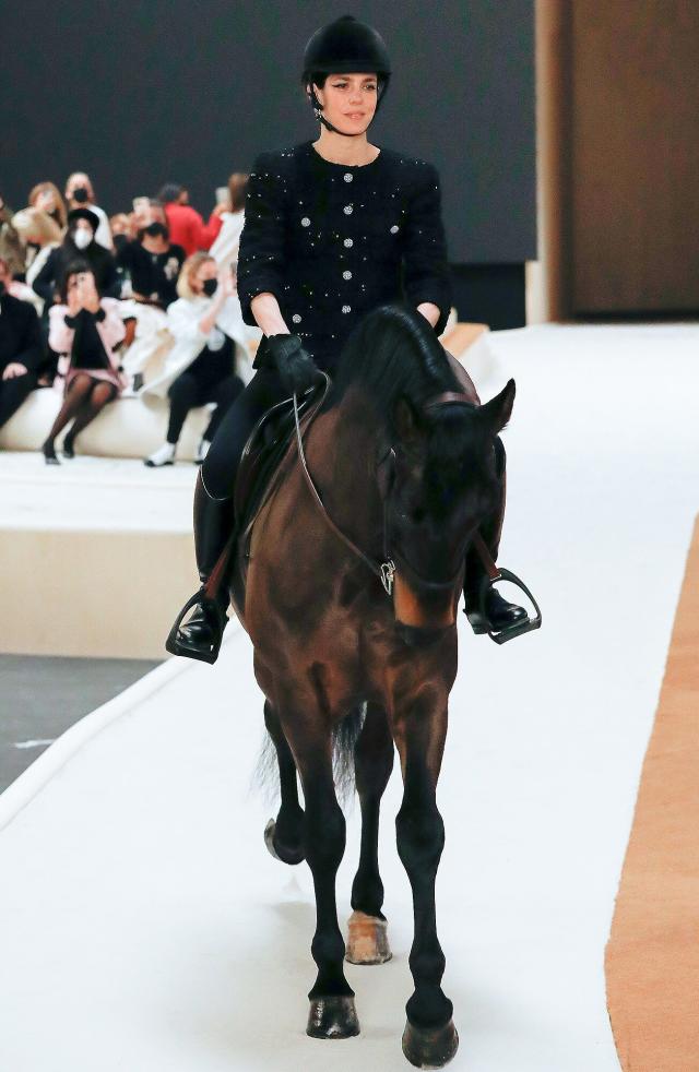 Chanel Gallops Into Paris With Royalty On Horseback