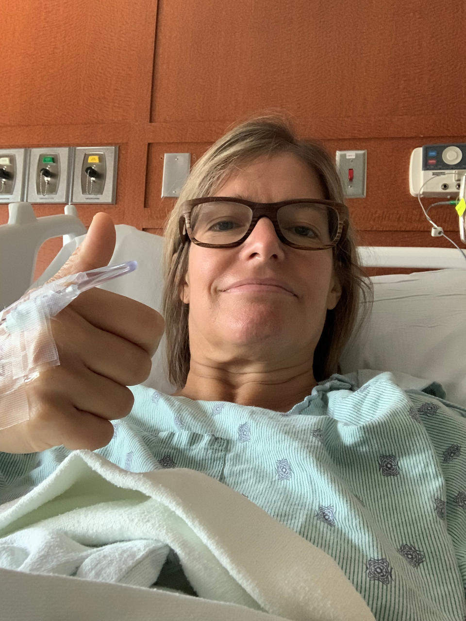 After learning she had a precancerous condition, Wargo underwent a hysterectomy to treat her condition. So far, there are no signs of cancer.  (Courtesy Jennifer Wargo)