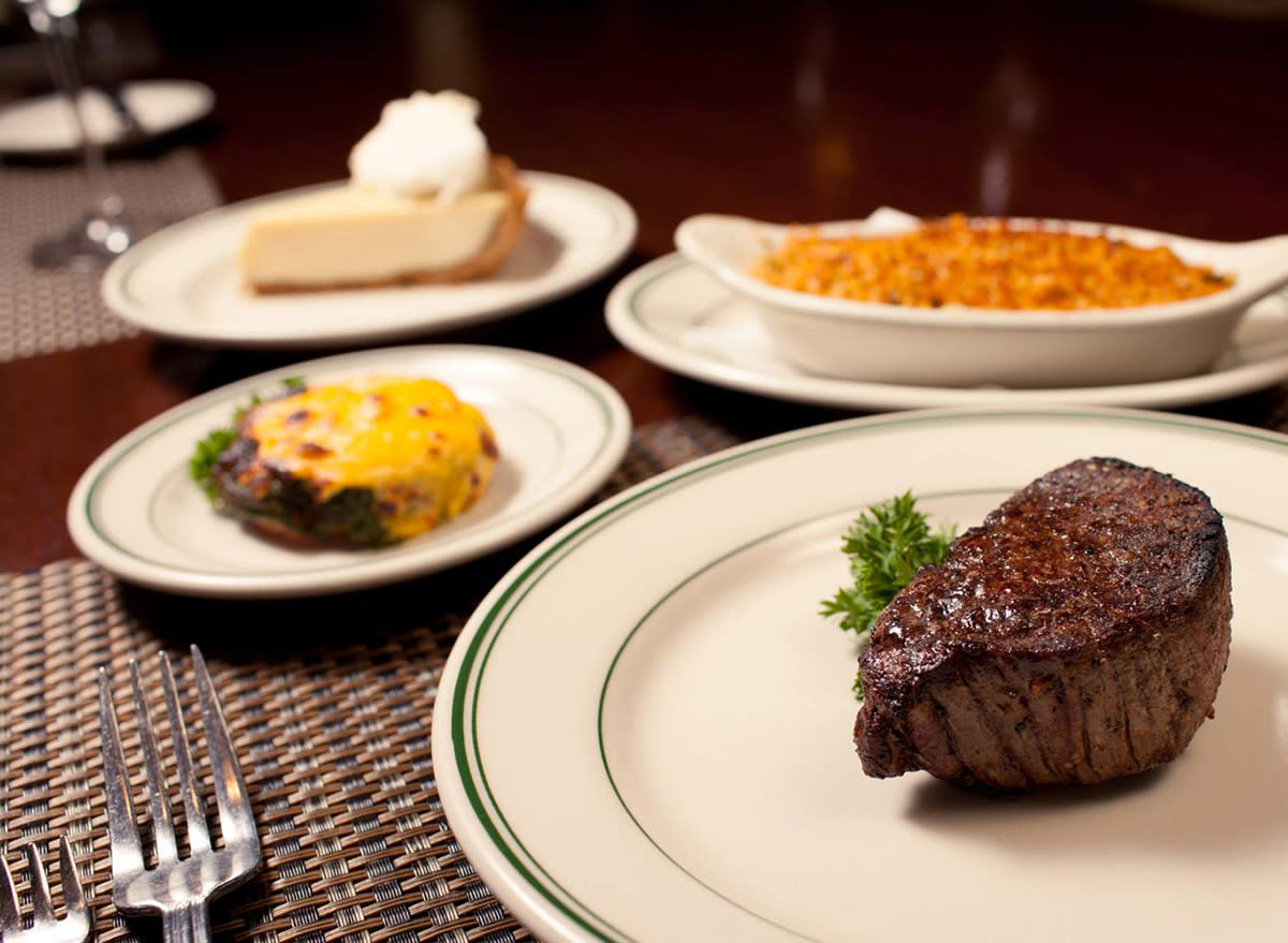 Filet mignon at Joe's Seafood, Prime Steak&Stone Crab