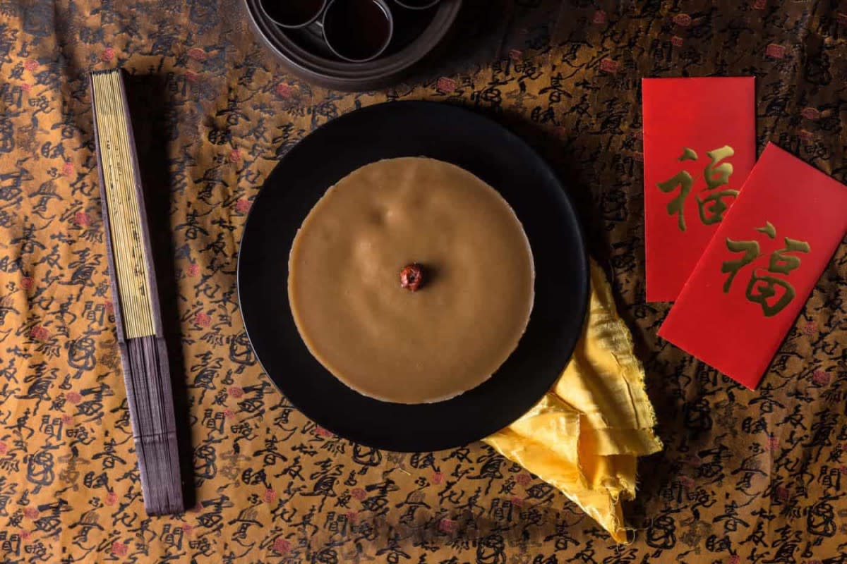 <p>Pressure Cooker Recipes</p><p>You have to try this authentic Chinese New Year cake!</p><p><strong>Get the recipe: <a href="https://www.pressurecookrecipes.com/nian-gao-chinese-new-year-cake/" rel="nofollow noopener" target="_blank" data-ylk="slk:Nian Gao (Chinese New Year Cake);elm:context_link;itc:0;sec:content-canvas" class="link rapid-noclick-resp">Nian Gao (Chinese New Year Cake)</a></strong></p>