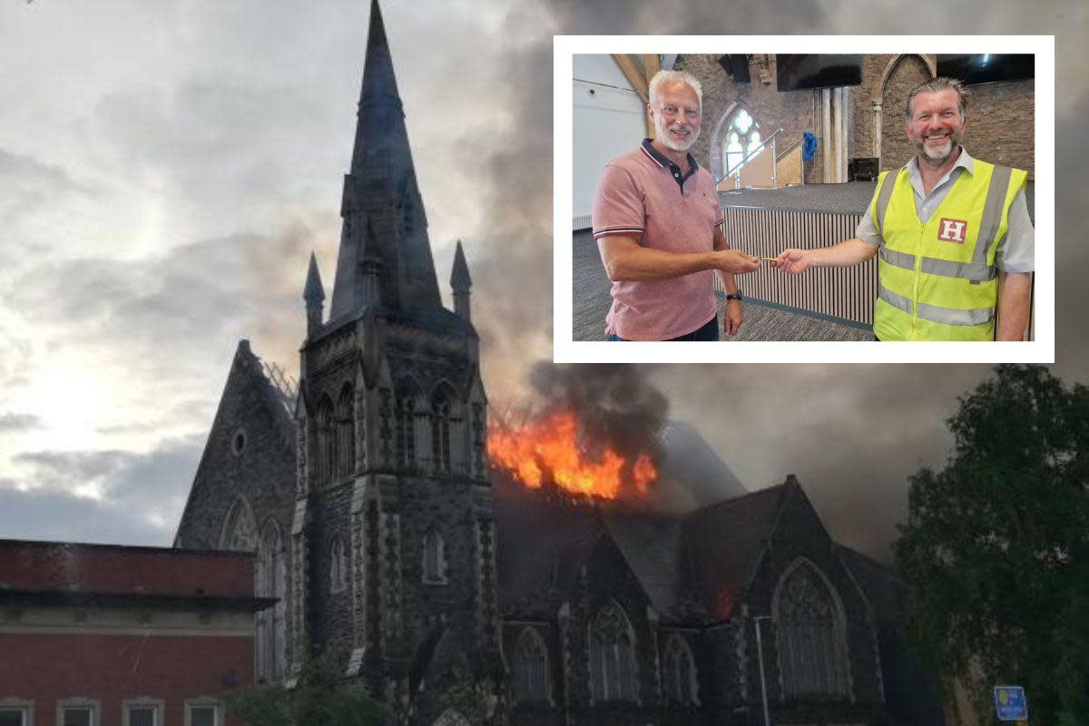 Bethel Church, located on Stow Hill in Newport, is open again <i>(Image: Newsquest/Bethal Church)</i>