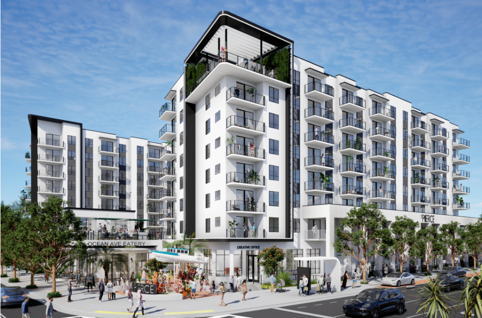 The Pierce, a proposed mixed-use apartment complex in downtown Boynton Beach.