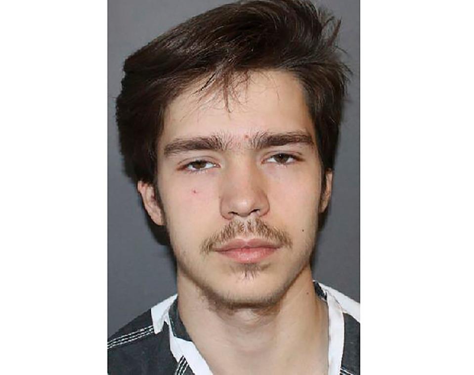 Tyler Jay Boebert, 18, was arrested this week in Rifle ‘after a string of vehcicle trespass and property thefts,’ police said (City of Rifle Police Department)