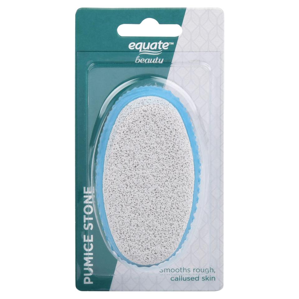 2) Oval-Shaped Foot Pumice Stone With Grip Massager