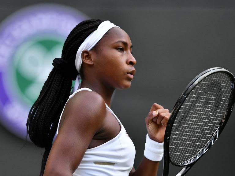 Cori Gauff continues her remarkable Wimbledon campaign today having beaten both Venus Williams and Magdalena Rybarikova to reach the third round of the Championships.The 15-year-old American defied all expectations to breeze past Williams – a five-time Wimbledon champion – in straight sets before subjecting Rybarikova to the same fate.Gauff admitted she’s been surprised by her sudden rise to stardom. “I wasn’t expecting any of this,” she said. “A lot of celebrities were messaging, posting me. I’m kind of starstruck. It’s been hard to reset. I don’t know.“The last three days have definitely just kind of been surprising. It just shows if you really work hard, you can get where you want to go.”“Last week around this time, I didn’t know I was coming here. It just shows you have to be ready for everything.”Who does she play in the next round?Gauff takes on world No 60 Polona Hercog in round three after the Slovenian beat 17th seed Madison Keys.What court will she be on?Gauff vs Hercog is the third and final match to be played on Centre Court.When will it be played?Kevin Anderson gets proceedings under way at 1pm when he takes on Guido Pella. Simona Halep follows with her match against Victoria Azarenka. As such, Gauff could realistically take to court at any time around 4pm onward.