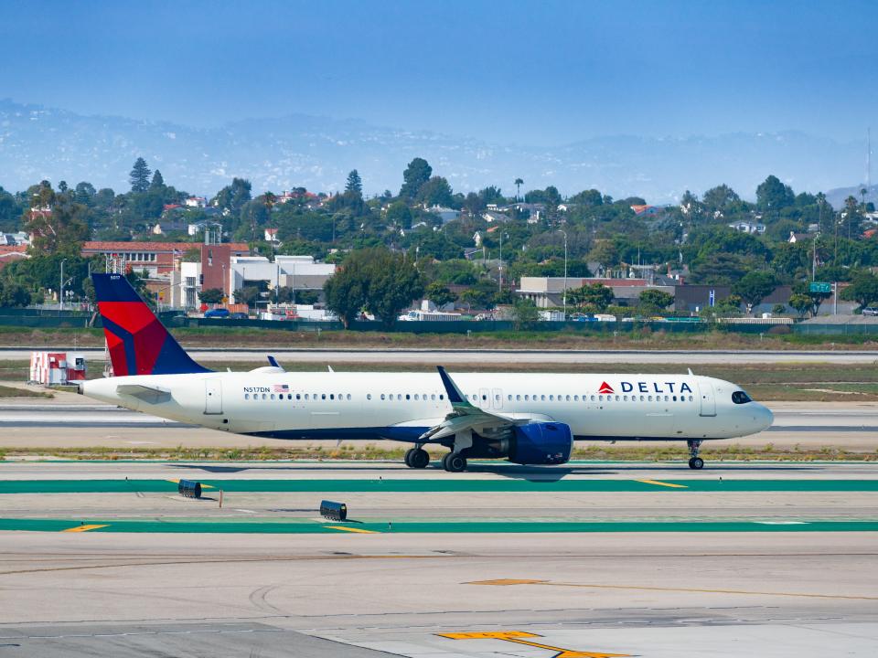 A Delta Air Lines plane.
