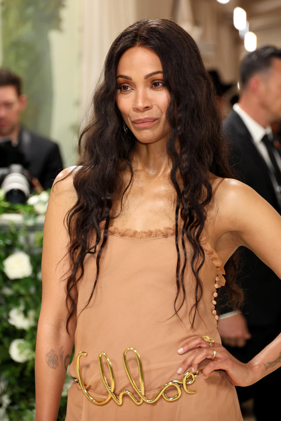 Zoe Saldana at  the 2024 Met Gala