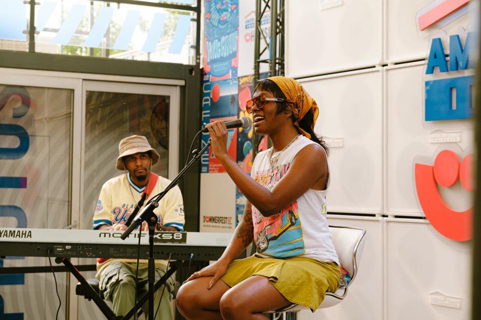 Kari Faux performs at Summerfest's UScellular Connection Stage on Thursday, June 29, 2023.