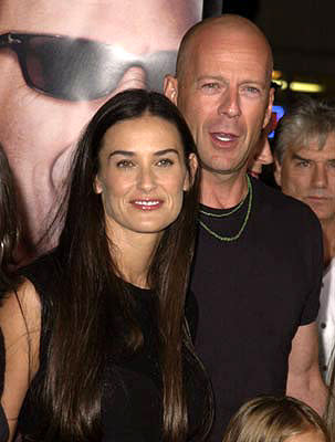 Demi Moore and Bruce Willis at the Westwood premiere of MGM's Bandits