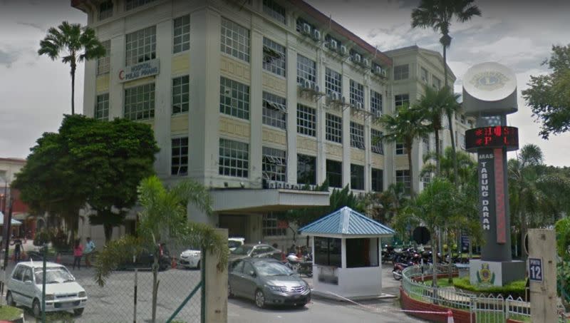 According to media reports, Adnan died at Hospital Pulau Pinang in Georgetown, Penang, yesterday. He was 57. — Screen capture via Google Maps