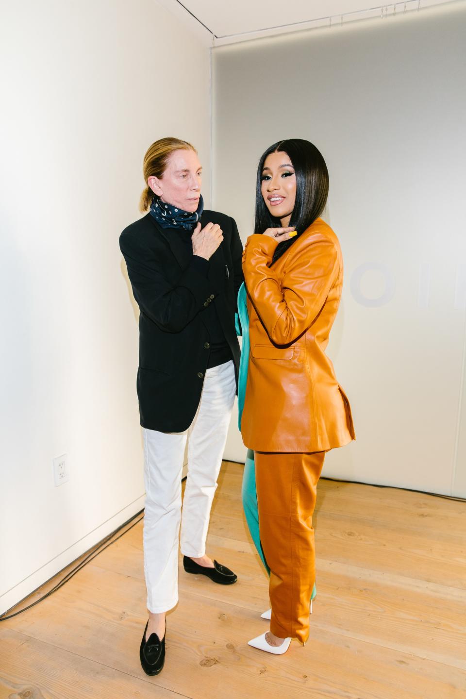 <h1 class="title">Tonne Goodman and Cardi B</h1><cite class="credit">Photographed by Corey Tenold</cite>