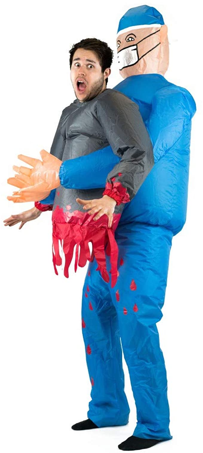 inflatable doctor killer costume