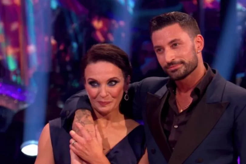 Amanda Abbington and Giovanni Pernice on Strictly