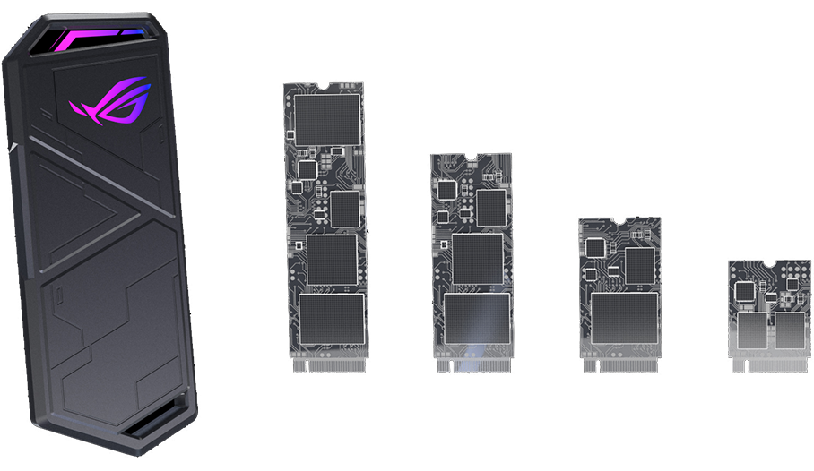 可支援 2230/2242/2260/2280 尺寸的 M.2 SSD