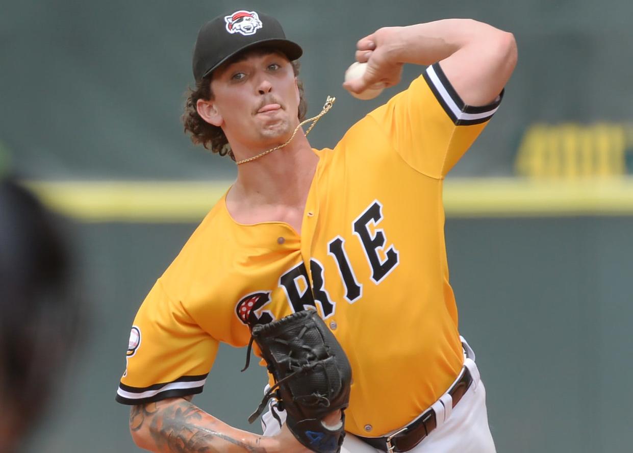 Erie SeaWolves pitcher Lael Lockhart is 1-2 with a 2.35 ERA and is fourth in the Eastern League with 34 strikeouts.