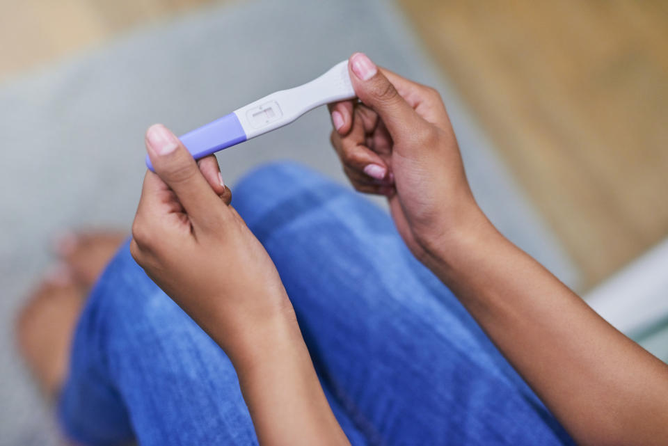 Some women get addicted to taking pregnancy tests [Photo: Getty]