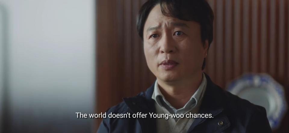 Young-woo's dad getting emotional talking about his daughter