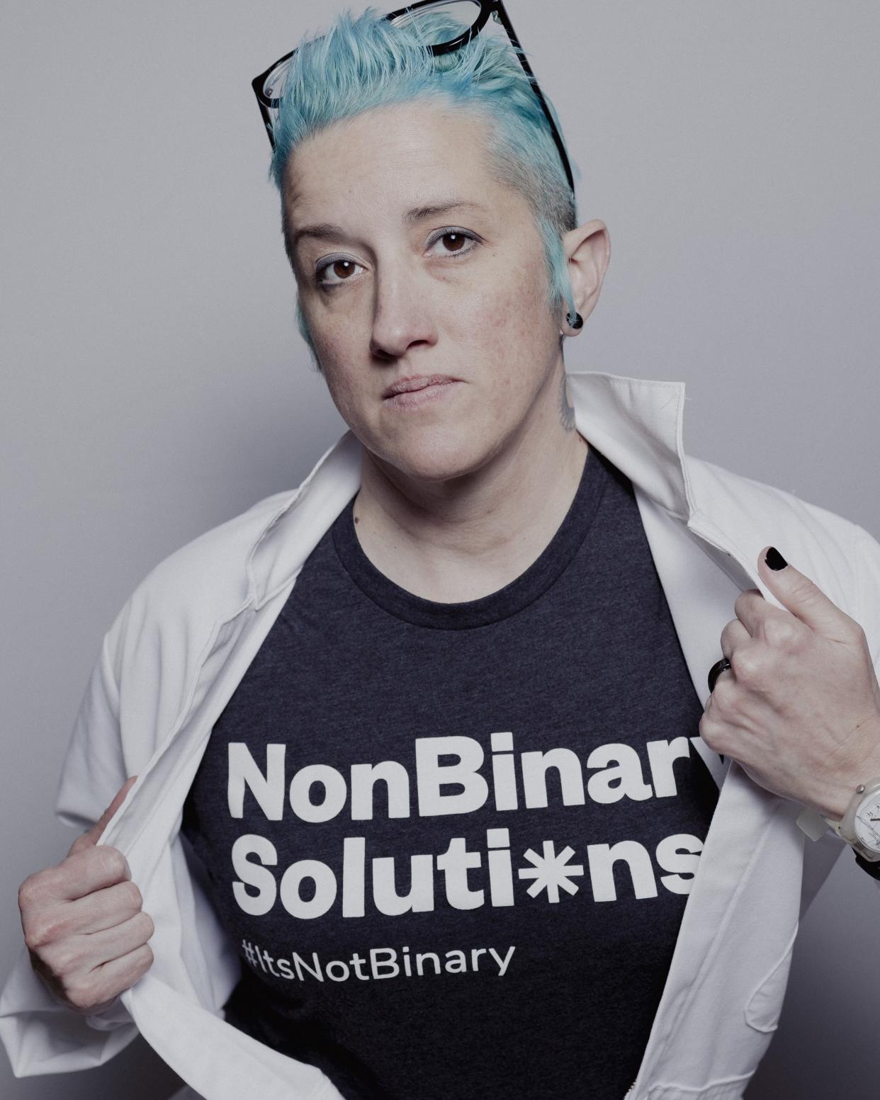 Amanda “Mandy” Ralston, a nonbinary activist, says the younger generation is embracing a plethora of new gender identities. (Courtesy Amanda Ralston) 