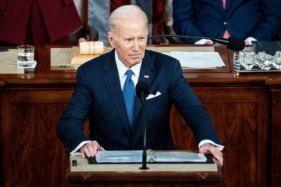 Michael Brochstein/SOPA Images/Shutterstock President Joe Biden delivers a State of the Union address