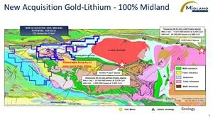 New Acquisition Gold-Lithium - 100% Midland