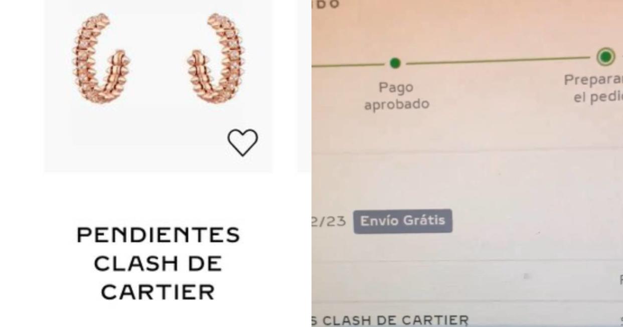 Hombre aprovecha error y compra aretes de Cartier de $237,000 pesos en tan solo $237 pesos. Foto: Captura de video X vía @LordeDandy