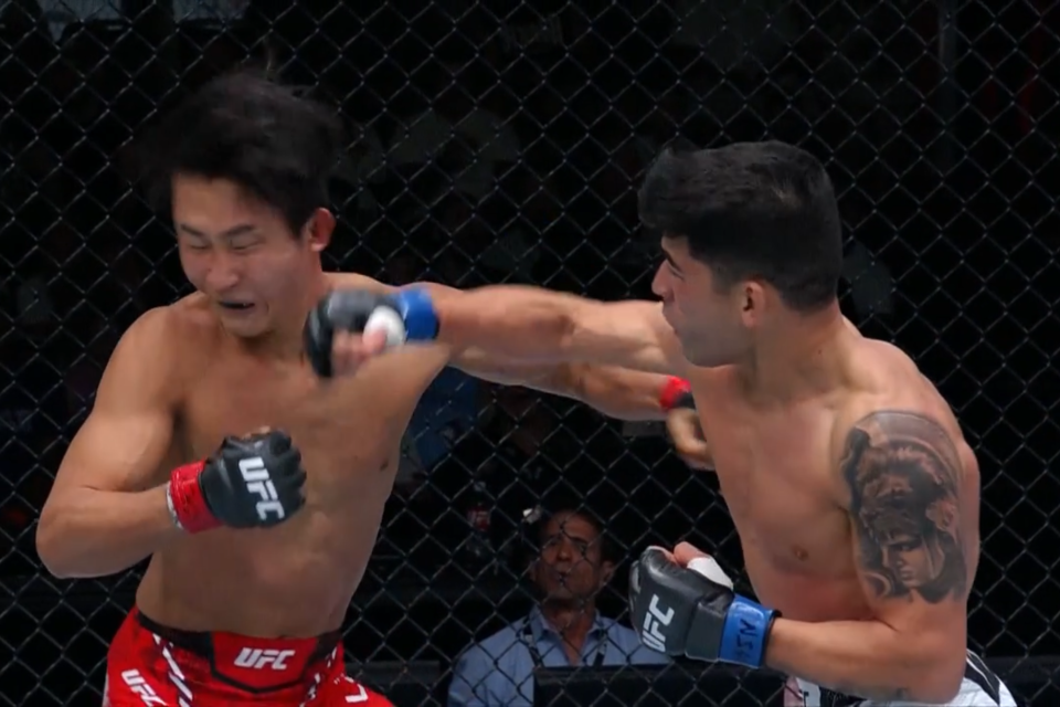 UFC on ESPN 60 video: Hyder Amil finishes Jeong Yeong Lee storm of punches in 65 seconds