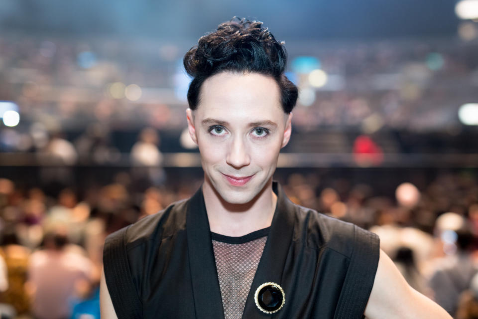 Johnny Weir says he's just doing his job. (Photo: Greg Doherty via Getty Images)