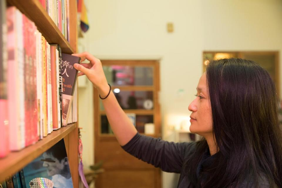「自己的房間」書店創辦人、目前也在大學開設性別文化課程的蔡善雯。
