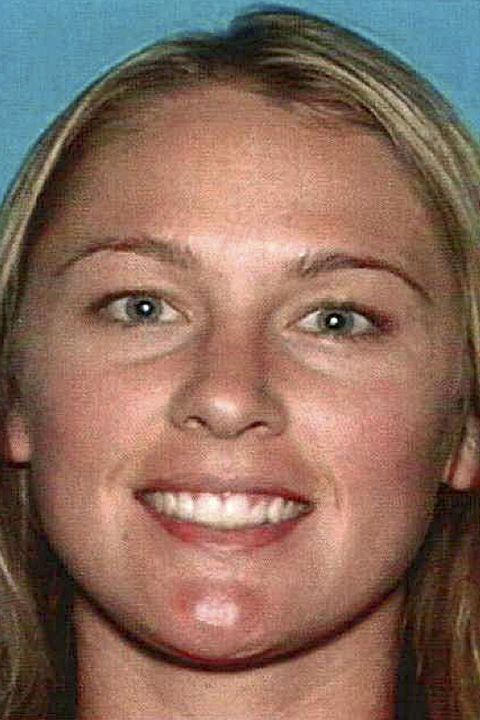 FILE - This undated file photo released by the Vallejo Police Department shows Denise Huskins. Huskins, who was kidnapped from her boyfriend’s Northern California home and released two days later and whose case was first dismissed as a hoax by law enforcement, is generating renewed attention as the subject of a new Netflix documentary. (Vallejo Police Department via AP, File)