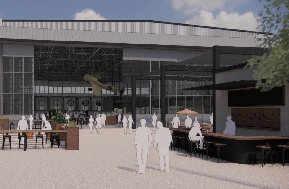 The Hangar, BarrelHouse Brewing Co.’s newest production facility and taproom, will be located at the corner of Niblick and Creston roads in Paso Robles in a former airplane hangar.