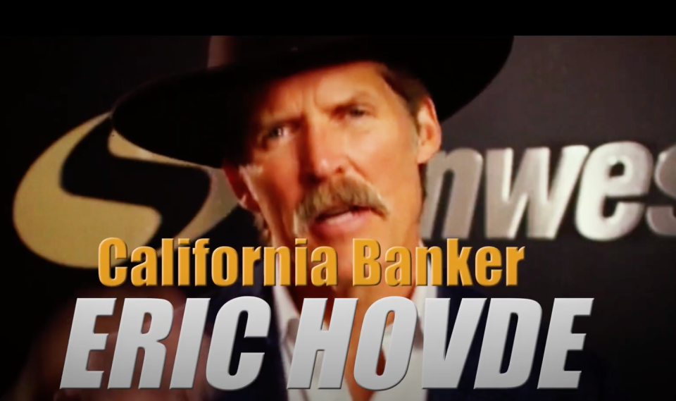 A Democratic group paints U.S. Senate candidate Eric Hovde as wealthy California banker attempting to take on Wisconsin U.S. Sen. Tammy Baldwin in the 2024 election.