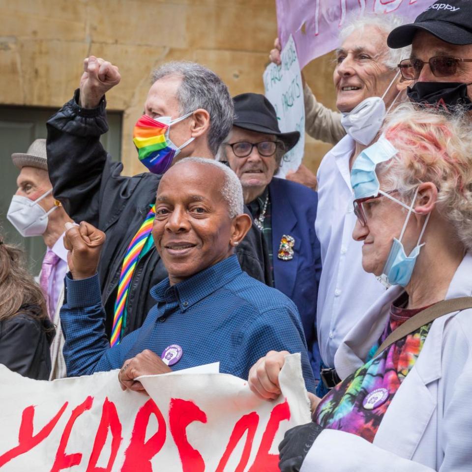 Celebrating the 50th anniversary of the Gay Liberation Front.