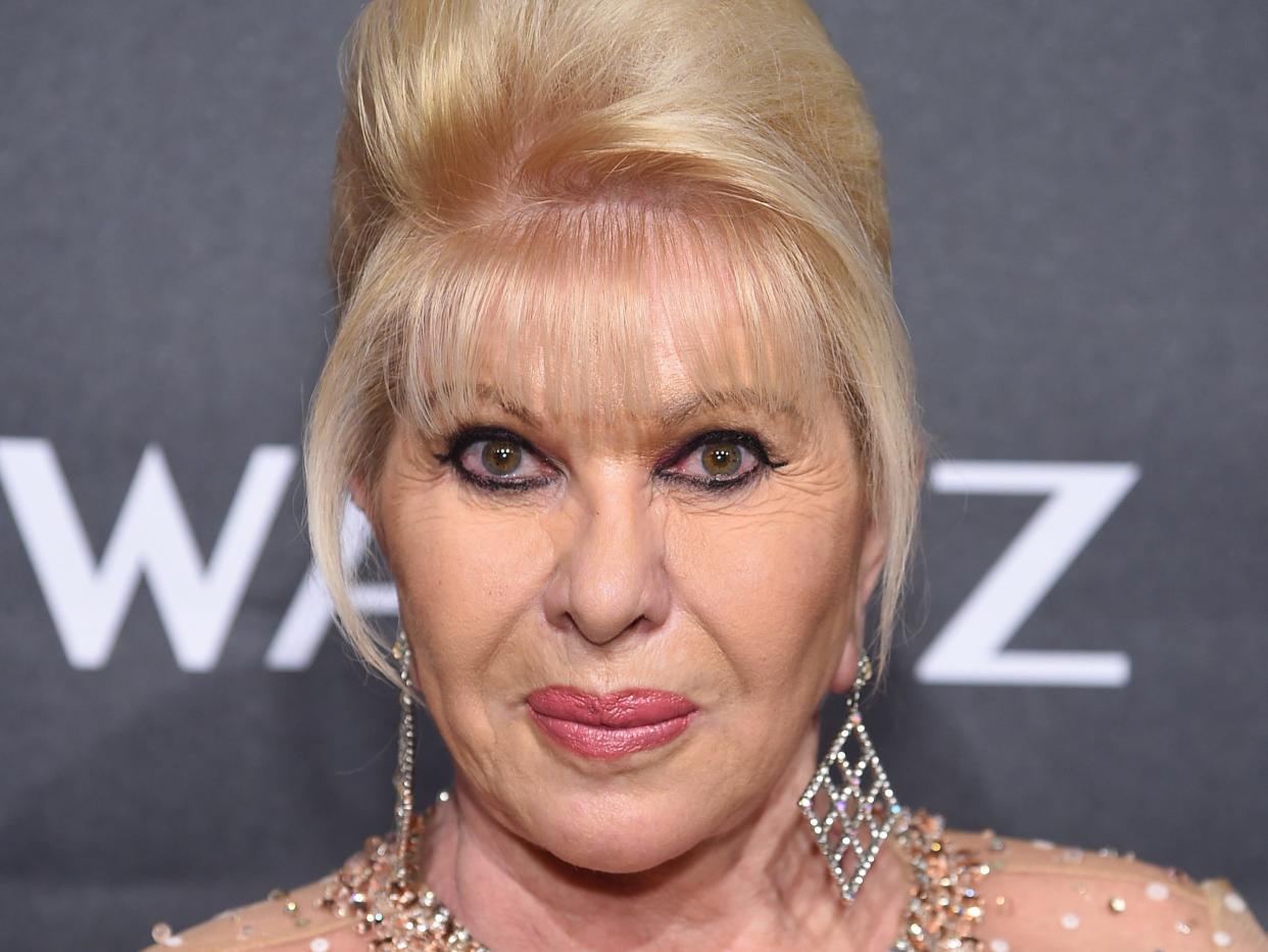Ivana Trump attends the 2018 Angel Ball hosted by Gabrielle's Angel Foundation at Cipriani Wall Street on October 22, 2018 in New York City.
