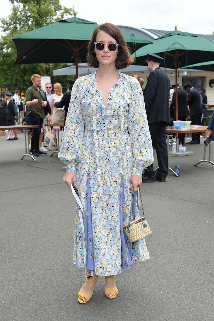 Day 13 of Wimbledon 2019: Claire Foy