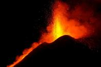 FILE PHOTO: Mount Etna, Europe's most active volcano, continues to erupt