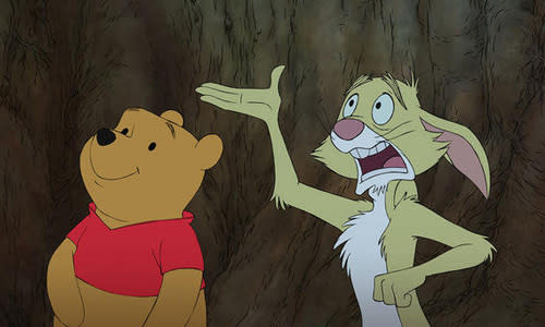 <p>Jim Cummings as Winnie the Pooh and Tom Kenny as Rabbit 'Winnie the Pooh'.</p>