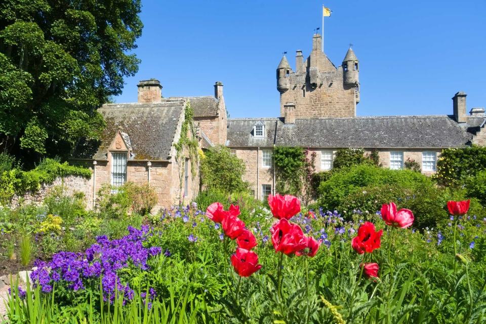 Cawdor Castle near Nairn, Highlands, Scotland.