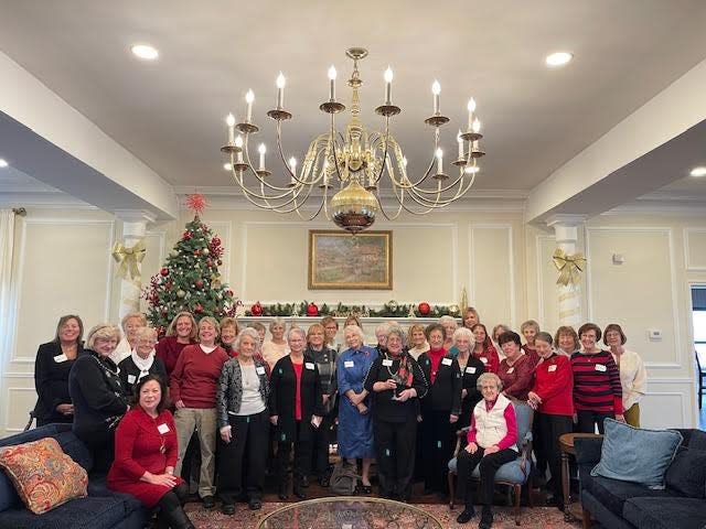 Colony Club members at their Christmas party in 2022.
