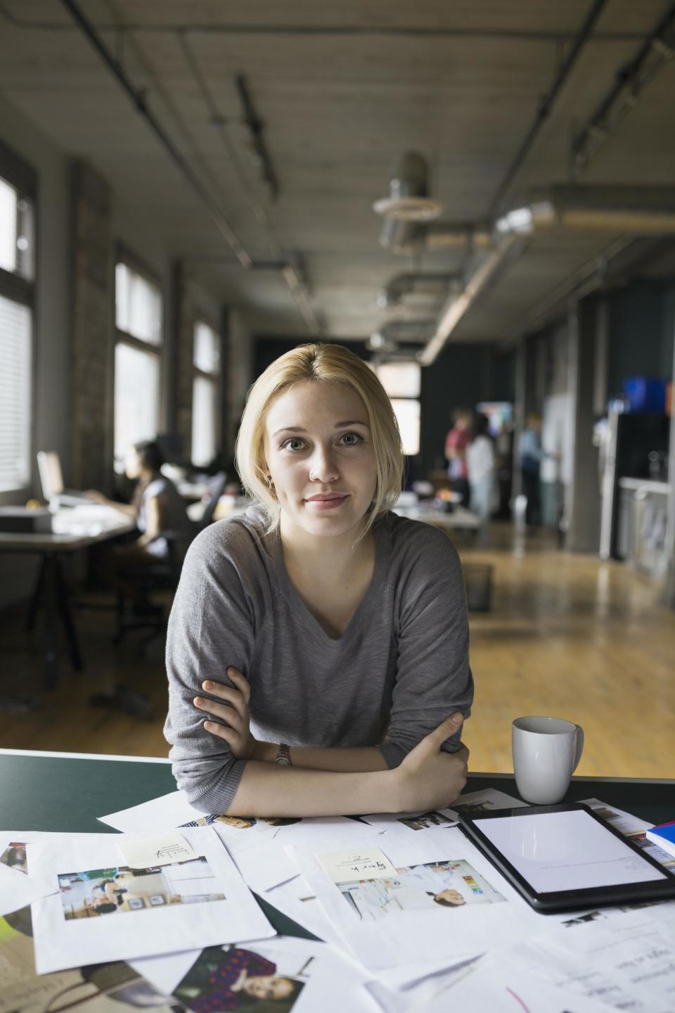 woman at work