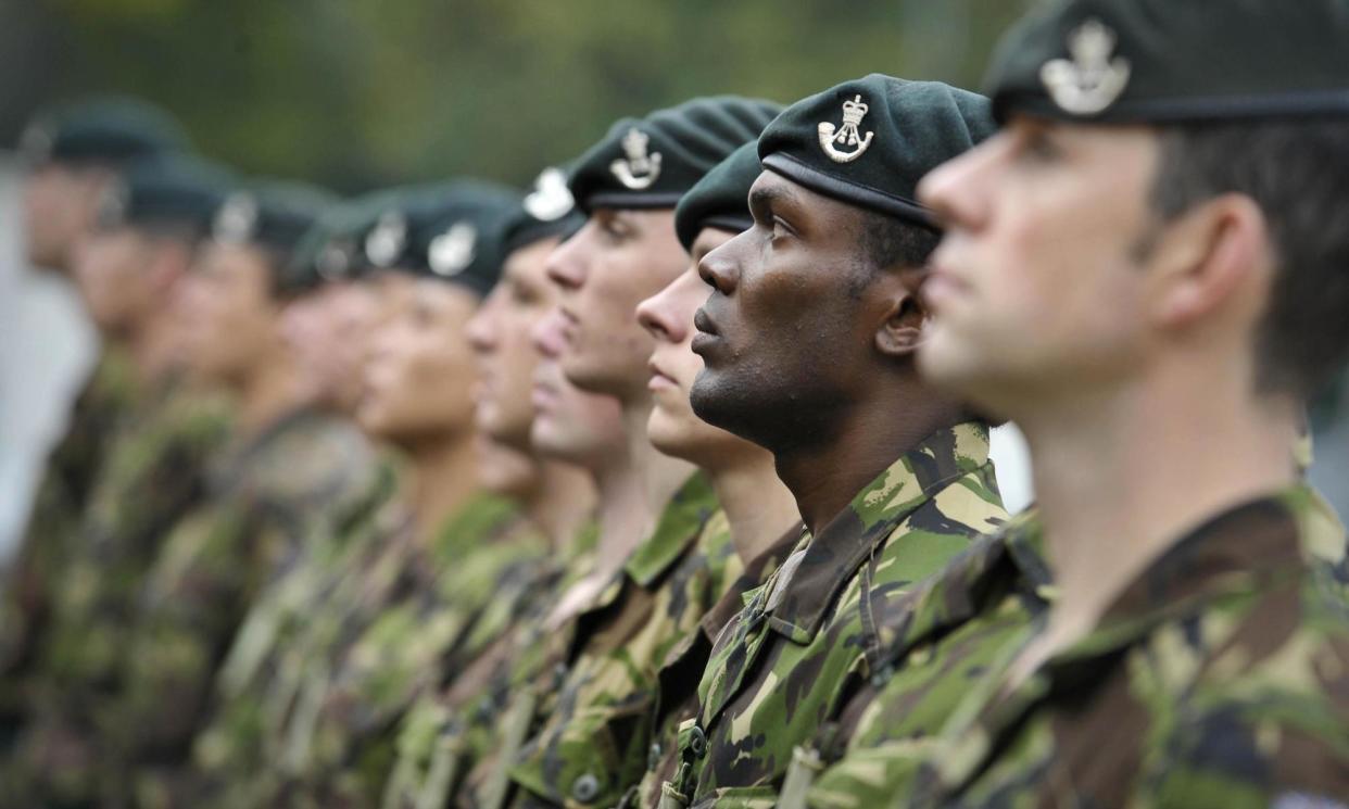 <span>Until now the army has strictly banned facial hair, allowing growth only for health, religious or operational reasons.</span><span>Photograph: Ben Birchall/PA Archive/Press Association Ima</span>