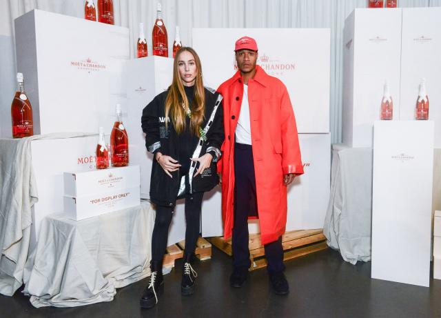 Virgil Abloh designs Champagne bottle for Moët & Chandon