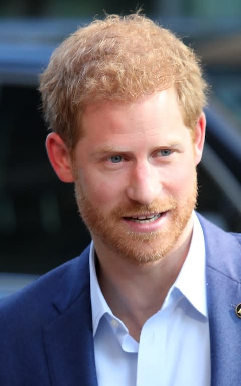 Prince Harry arrives to The Centre for Addiction and Mental Health ahead of the Invictus Games 2017 on September 23, 2017  - Credit: Chris Jackson/Getty Images North America