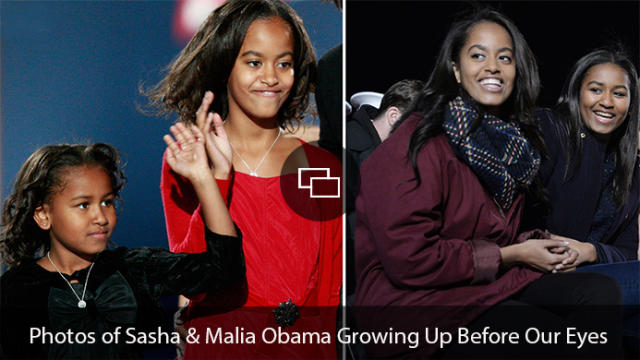 Barack Obama Posted An Ultra Rare Photo Of Sasha And Malia Obama Showing