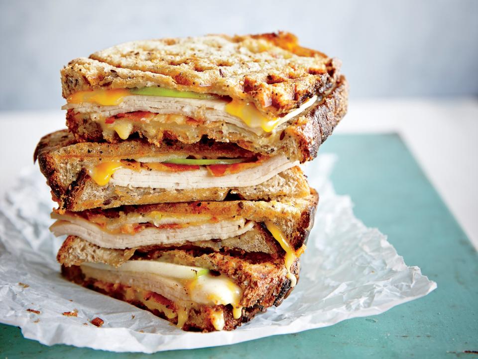 Friday: Waffle Iron Turkey Melt Panini