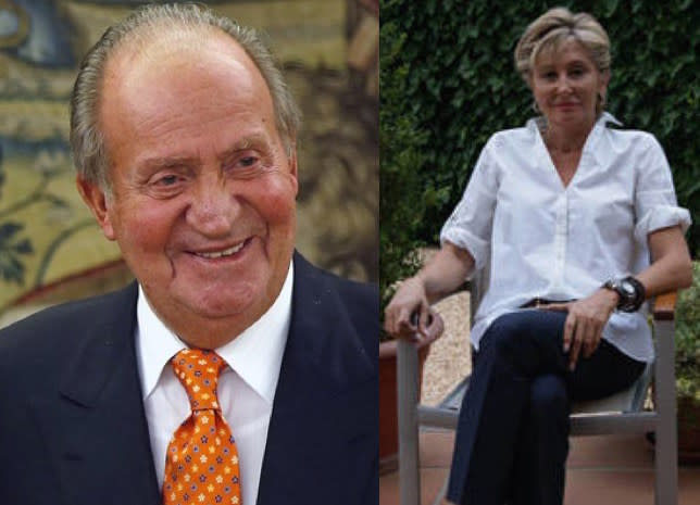 Don Juan Carlos y su amiguita desconocida, Sol Bacharach (GTres).