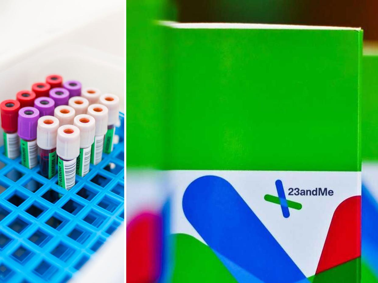 23andMe promises to use genotyping technology to analyse DNA in your saliva and reveal a variety of characteristics - all for £125: Getty