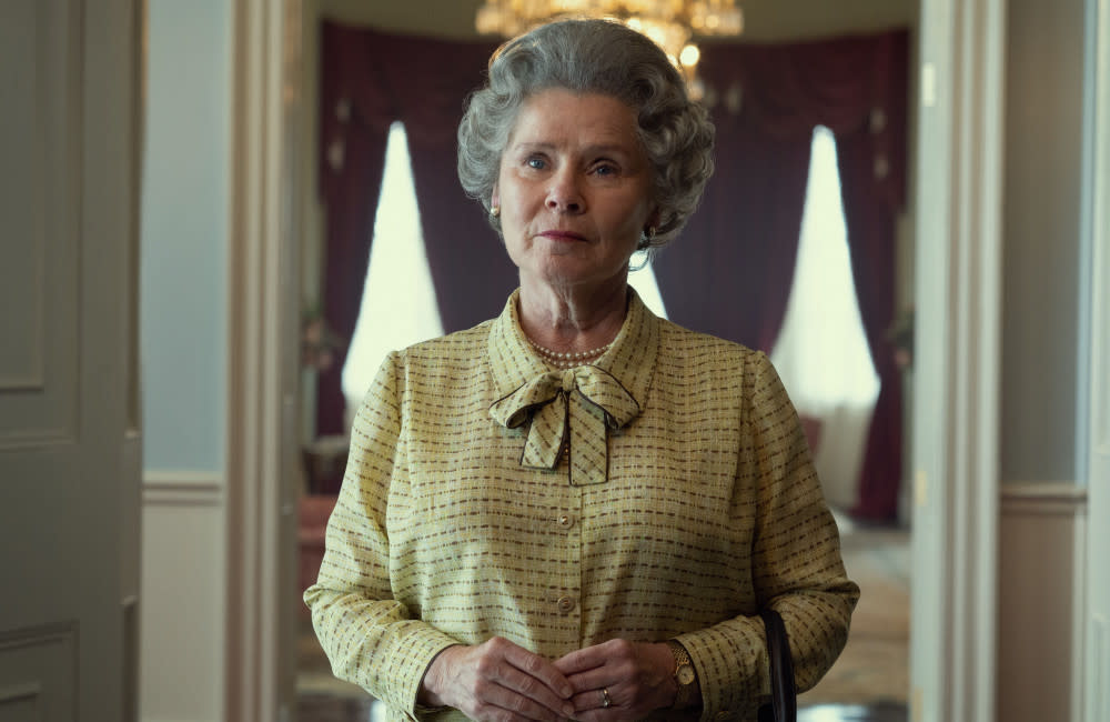 Imelda Staunton was filming The Crown when Queen Elizabeth died credit:Bang Showbiz