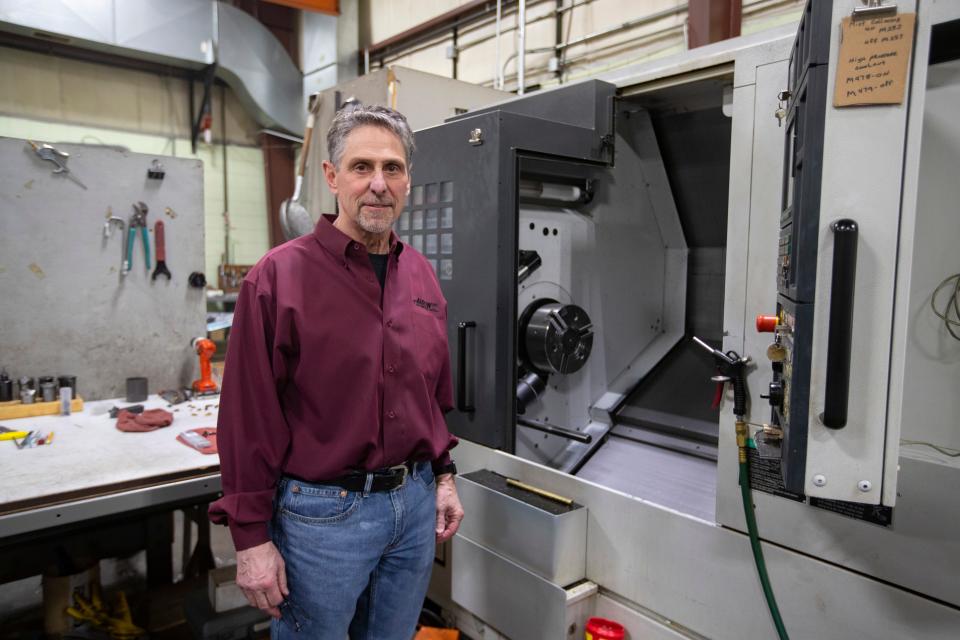 Tim Hawley poses for a photo on Tuesday, Feb. 7, 2023, at Arrow Engineering in Rockford.